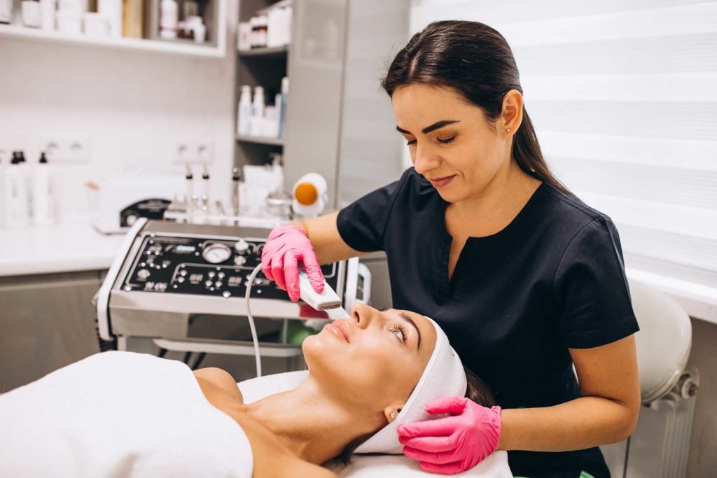 Woman undergoing skin cancer check at Healthcare Evolution medical practice, Doctors in Hunter Region